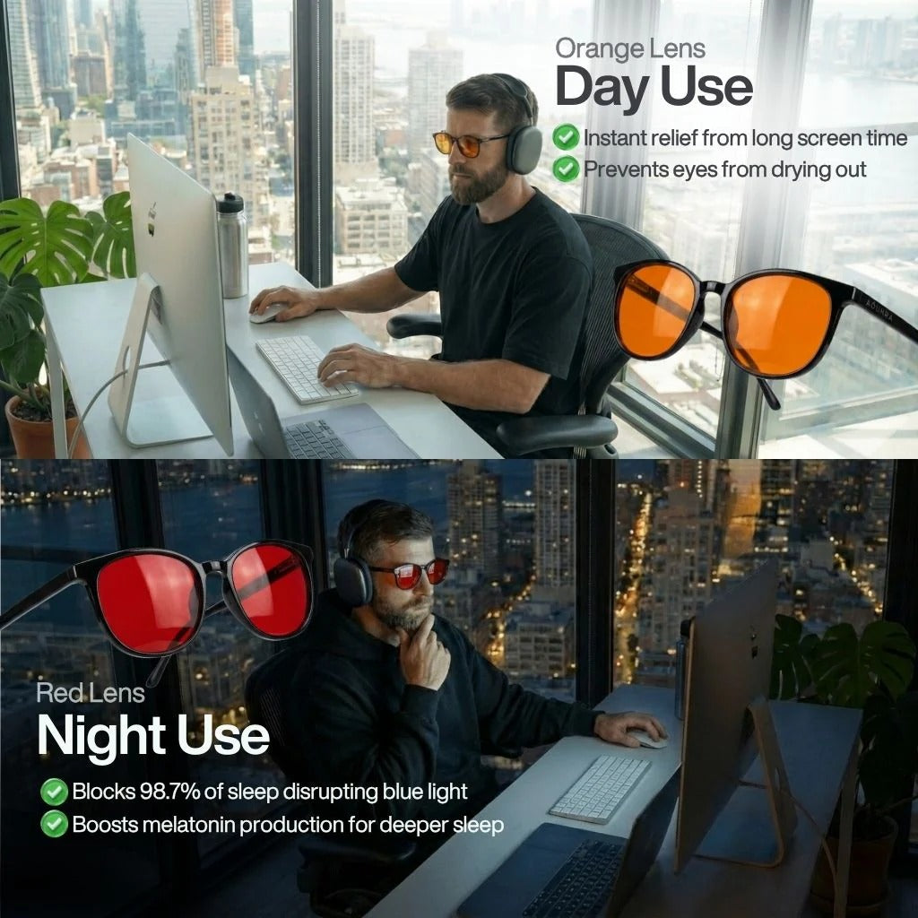 OHREON - Advanced Circadian Red Lens Glasses