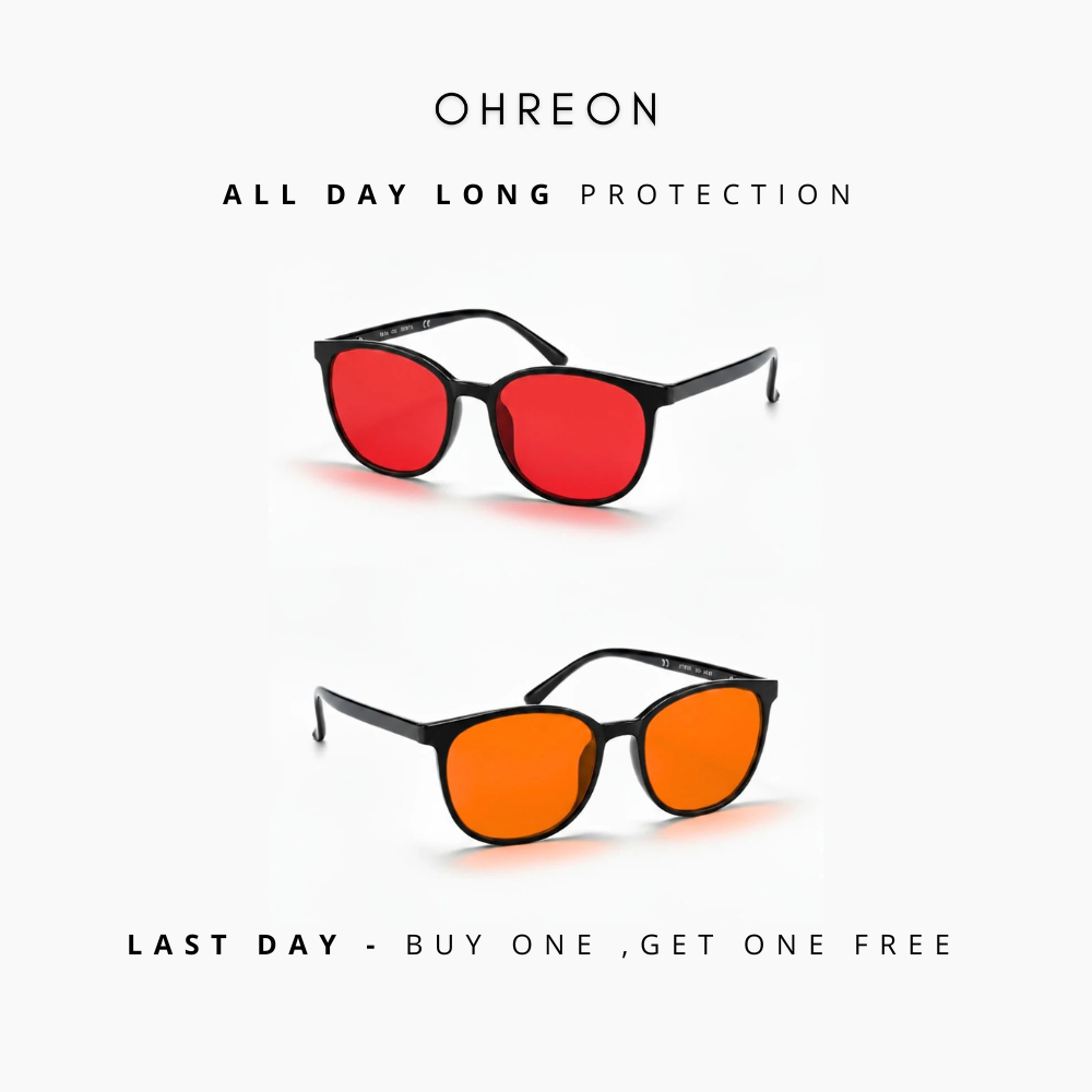 OHREON - Advanced Circadian Red Lens Glasses