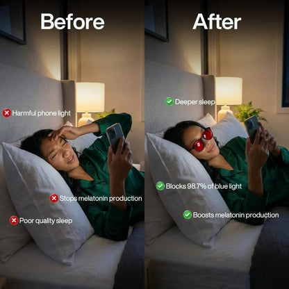 OHREON - Advanced Circadian Red Lens Glasses